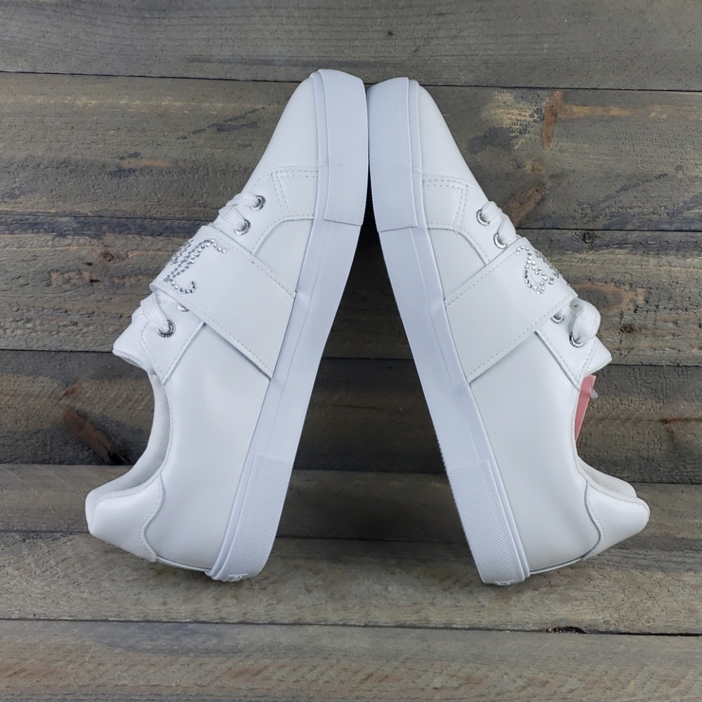 Juicy Couture White Sneakers with Rhinestone Detail - Picture 7 of 8